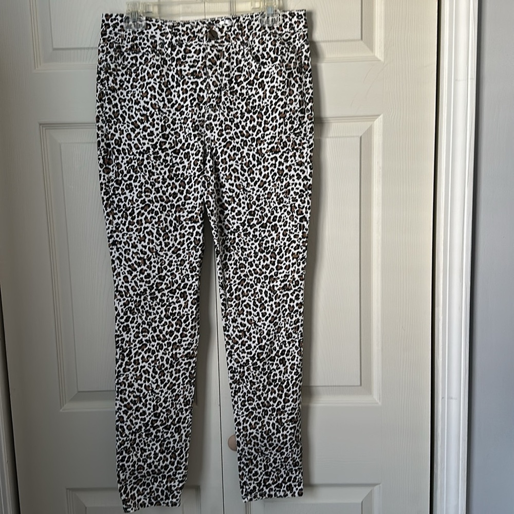 Seven7 Leopard Print Jeans